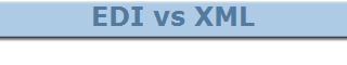 EDI vs XML